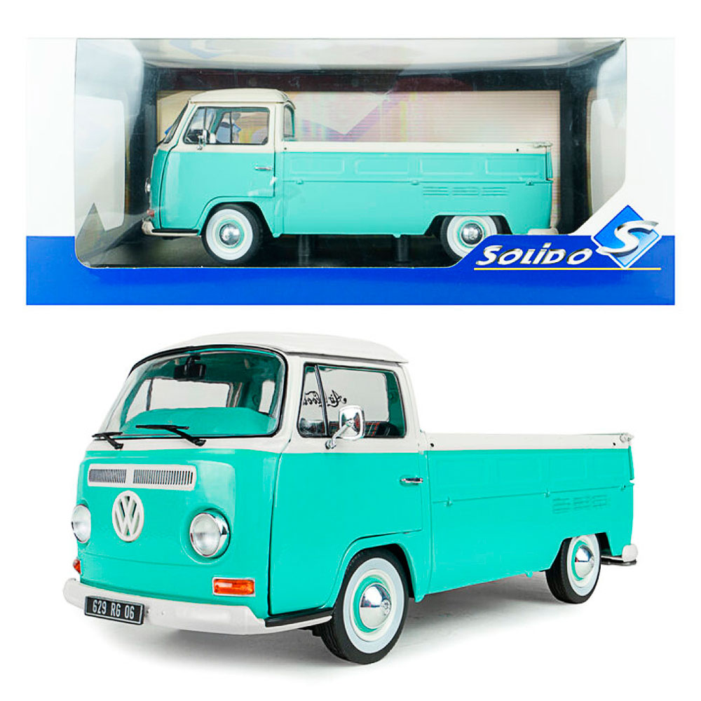 Solido, VW T2 Pick Up türkis,  1:18