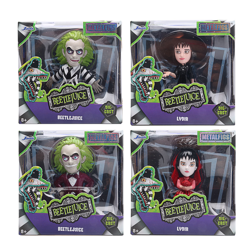 Jada, Beetlejuice Figures 2,5", Welle 1, 4fach sortiert Jada, Beetlejuice Figures 2,5", Welle 1, 4fach sortiert