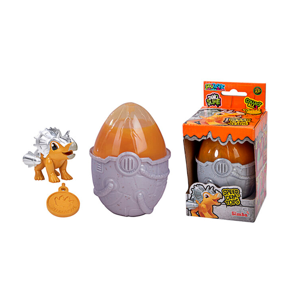 Dino-Ei, Fuguraleier, Speed-Cera-Top, Kinder-Spielzeug, Kunststoff