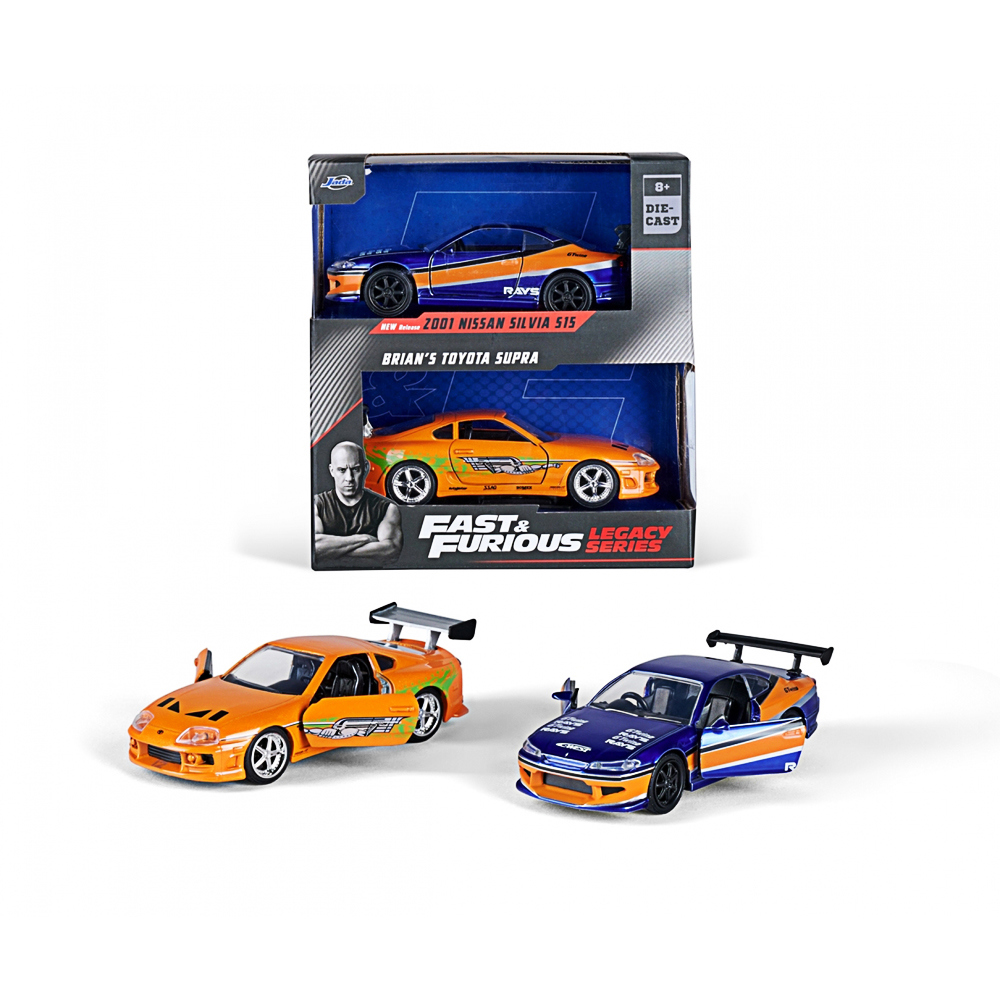 Jada, Fast & Furious Legacy Series Twin Pack 1:32 W3/2