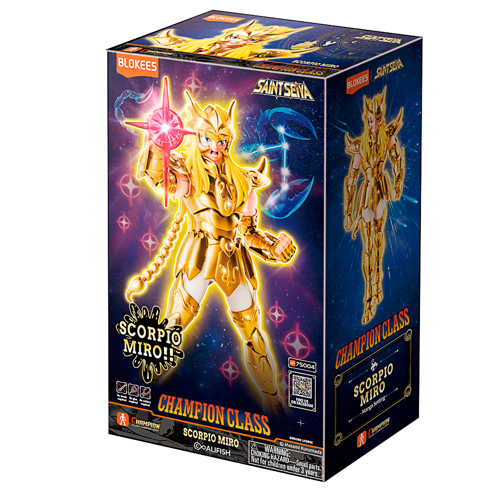 Actionfigur, Scorpio Miro, Goldene Rüstung, bewegliche Figur, Saint Seiya
