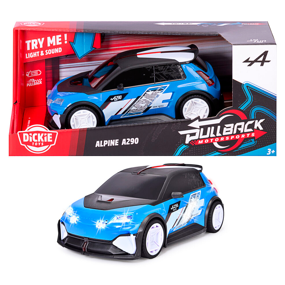 Dickie Toys, Pullback Racer, Alpine A 290
