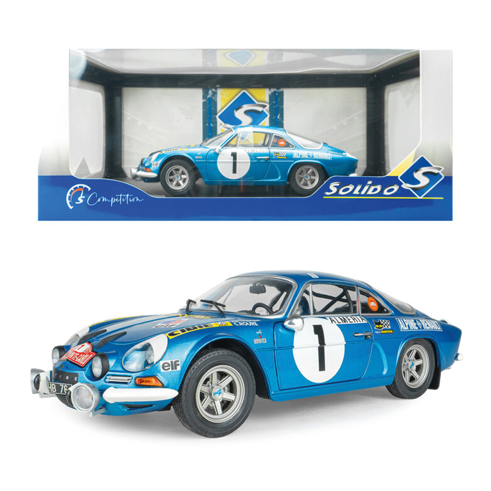 Solido, Alpine A110 1600S #1 blau, 1:18