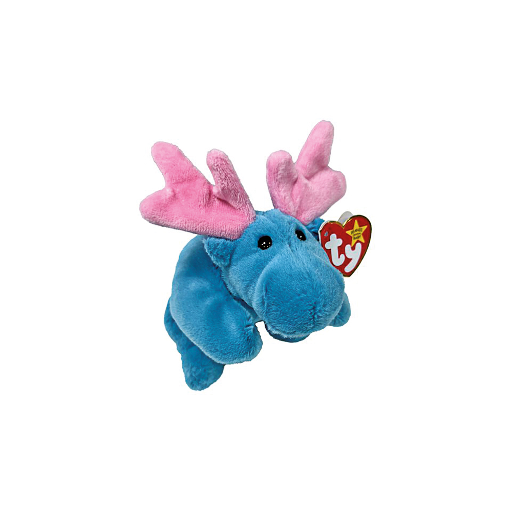 TY, Beanie Babies Original, Hudson II, Elch,   ca 15 cm