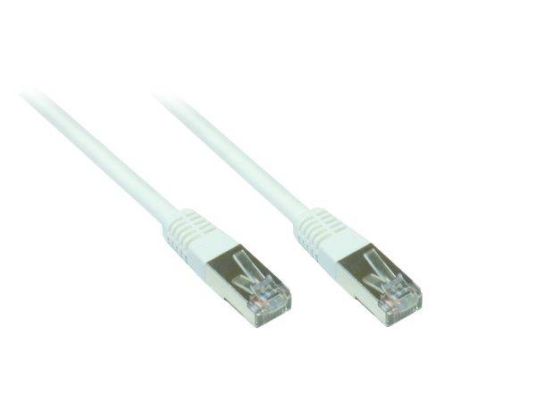 Patchkabel, Cat. 5e, F/UTP, weiß, 2m, Good Connections®