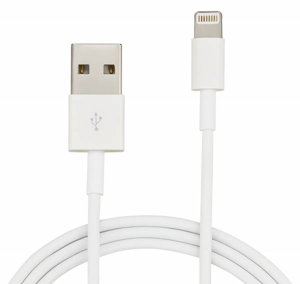 Lightning auf USB Ladekabel, 1 m, Apple MD818ZM/A, weiß (iphone 5 5s 5c se 6 6s 7 6 plus 6s plus 7 p