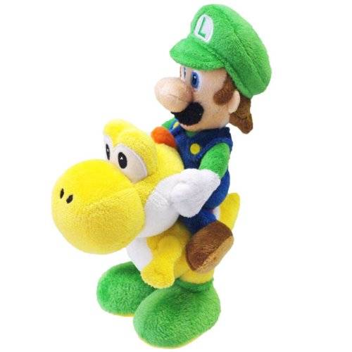 Nintendo Plüschfigur Luigi auf Yoshi reitend (22cm)