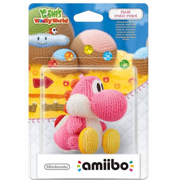 amiibo - Woll-Yoshi - Pink Wii U / 3DS / 2DS