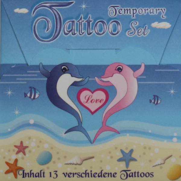 Tattoo Kit "Delfine", 13 Motive